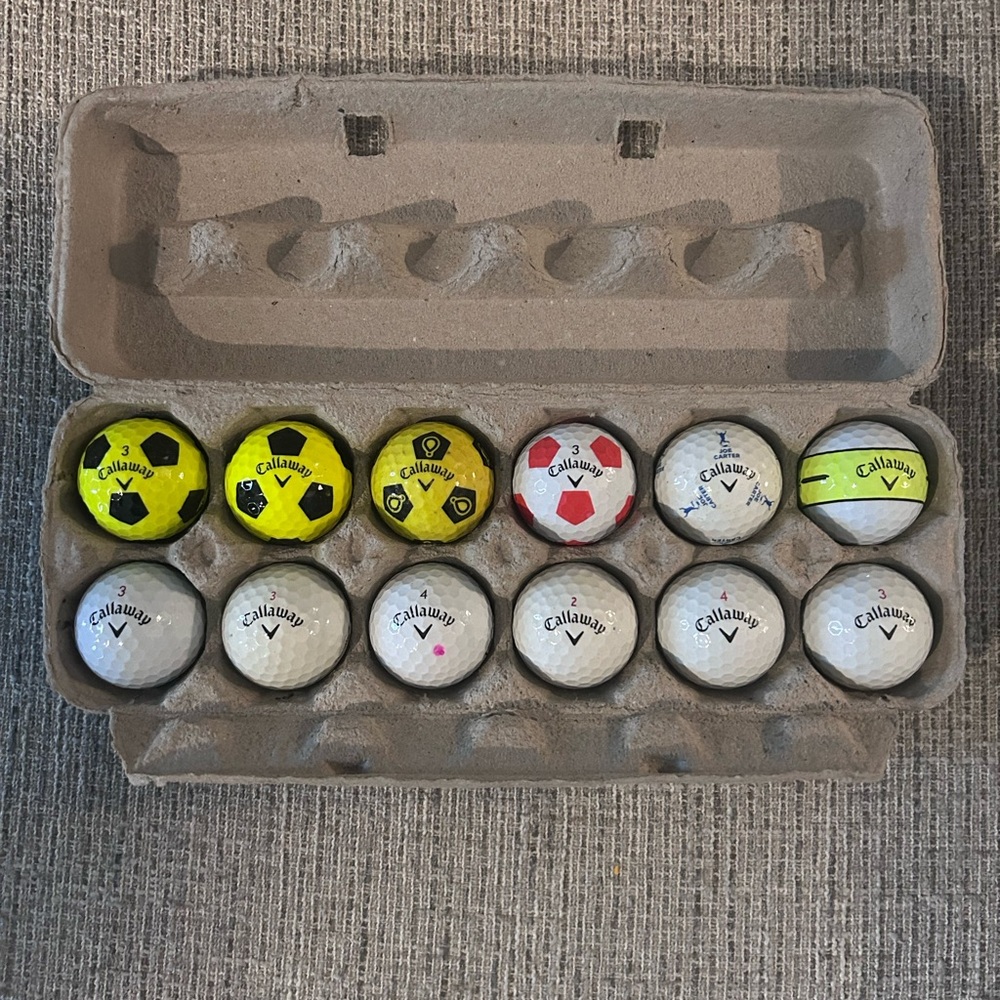 Callaway Chrome Soft used golf balls